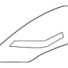 Seat Belt Guide - Audi (4N0-857-782-2FP)
