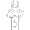 Suspension Strut - Volkswagen (5C0-413-031-AK)
