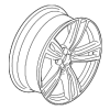 Wheel, Alloy - BMW (36-11-7-846-781)
