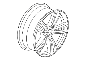 Wheel, Alloy - BMW (36-11-7-846-781) Wheel, Alloy - BMW (36-11-7-846-781)
