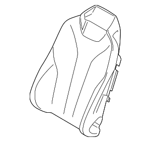 Seat Back Cover - BMW (52-10-7-327-671)