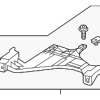 Headlight Bracket - Audi (8T0-941-454-B)