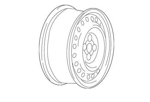 Wheel - Volkswagen (5G0-601-025-AJ-AX1)