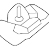 Roof Weather-Strip Clip - Land-Rover (LR079113)