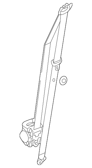 Seat Belt Assembly - Volkswagen (2GJ-857-705-D-RAA) Seat Belt Assembly - Volkswagen (2GJ-857-705-D-RAA)