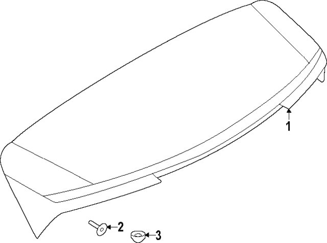 Spoiler - Land-Rover (LR181558) Spoiler - Land-Rover (LR181558)
