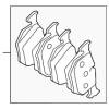 Brake Pads Rear - Land-Rover (LR134695)