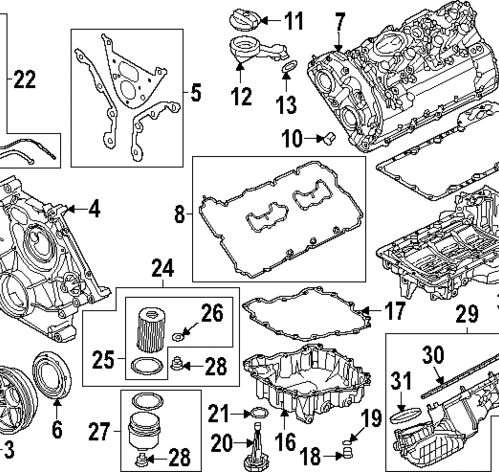 Valve Cover Bolt - Land-Rover (LR158568)
