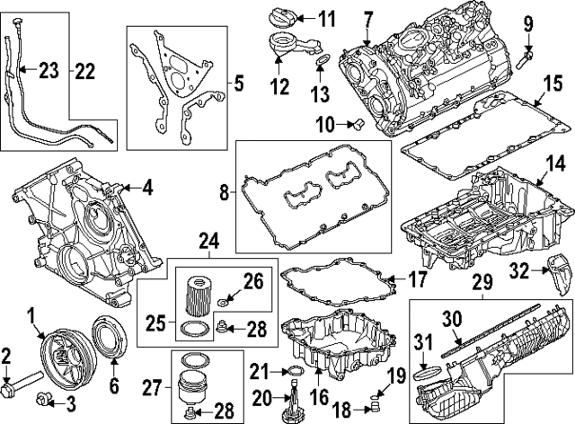 Valve Cover Bolt - Land-Rover (LR158568) Valve Cover Bolt - Land-Rover (LR158568)