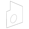 Headlamp Assembly Bracket - Land-Rover (ABU700420)