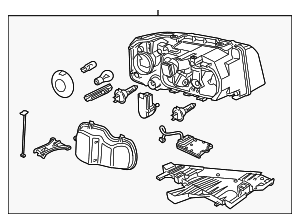 Composite Assembly - Land-Rover (LR057293) Composite Assembly - Land-Rover (LR057293)
