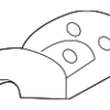 Belt Molding Retainer Bracket - Land-Rover (LR074943)