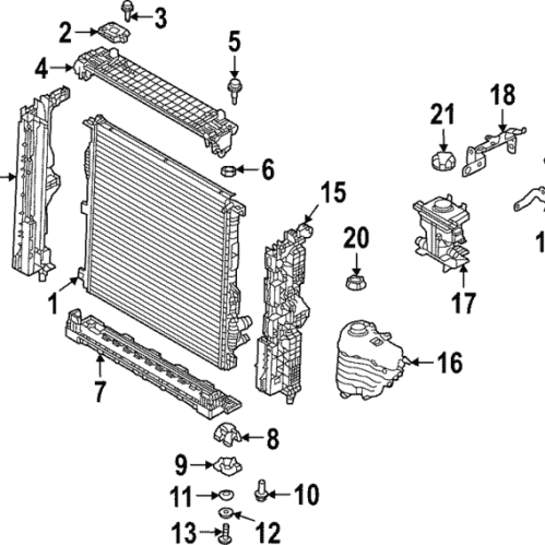 Radiator - Land-Rover (LR181614)