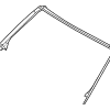 Upper Weather-Strip - Land-Rover (LR069258)
