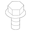 Hose & Tube Assembly Bolt - Land-Rover (FS106126)