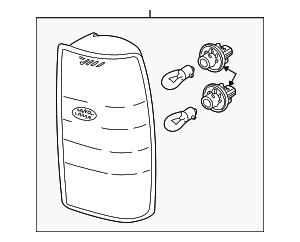 Tail Lamp Assembly - Land-Rover (XFB000050)