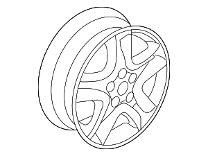 Wheel, Alloy - Land-Rover (LR006679) Wheel, Alloy - Land-Rover (LR006679)