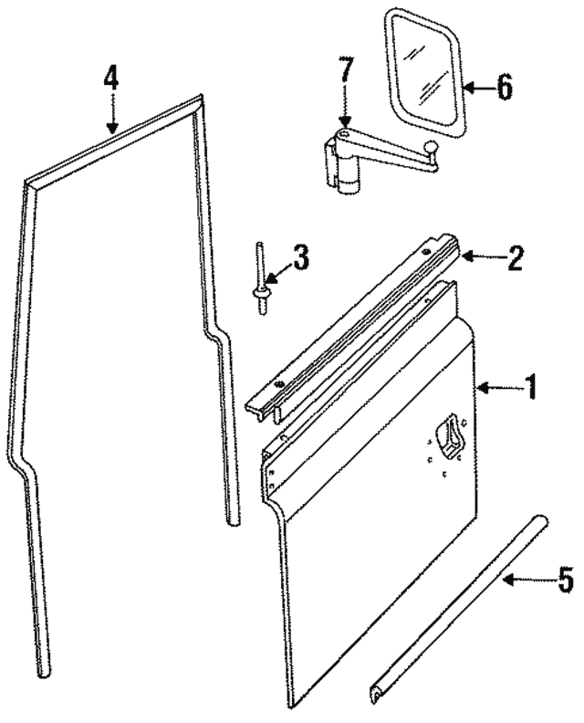 Door Weather-Strip - Land-Rover (ALR6250) Door Weather-Strip - Land-Rover (ALR6250)