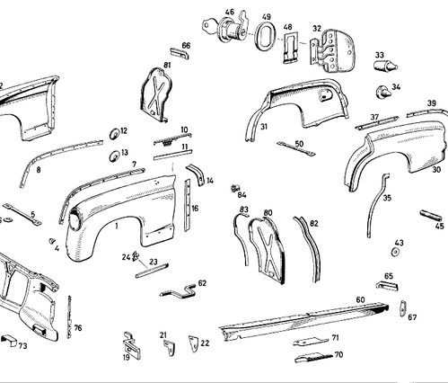 Rear Fender - Mercedes-Benz (120-880-03-22)