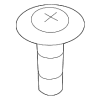 Headlamp Assembly Screw - Land-Rover (DCP5098)