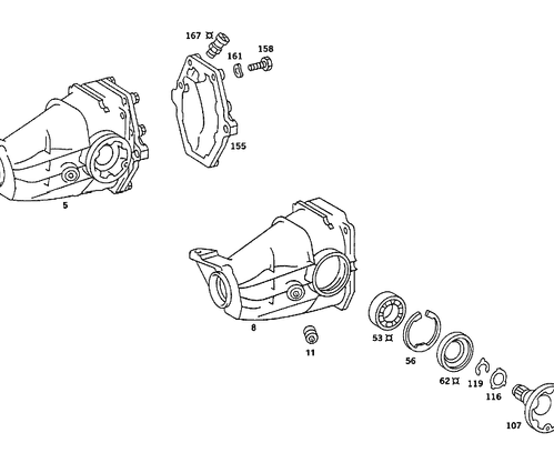 Gear Set - Mercedes-Benz (201-350-07-39)