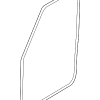 Body Weather-Strip - Land-Rover (LR014294)