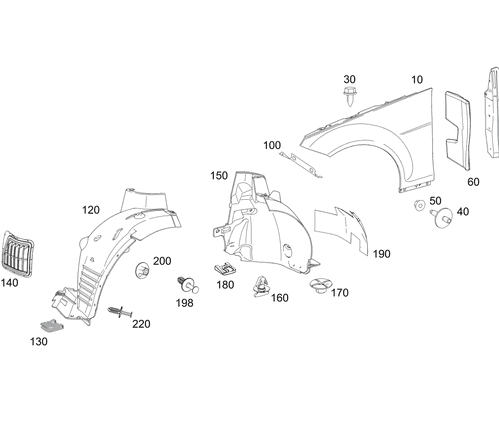 Closure - Mercedes-Benz (002-988-05-42)