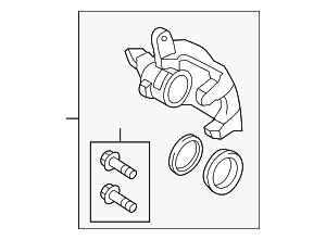 Disc Brake Caliper - Land-Rover (LR078483) Disc Brake Caliper - Land-Rover (LR078483)