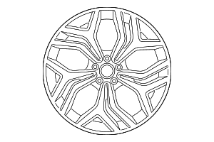 Wheel, Alloy - Land-Rover (LR141886) Wheel, Alloy - Land-Rover (LR141886)