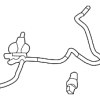 Drive Motor Battery Pack Coolant Hose - Volvo (32222172)