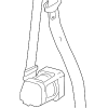 Lap & Shoulder Belt - Land-Rover (LR056624)