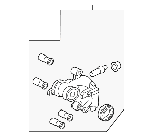 Disc Brake Caliper - Land-Rover (LR139982) Disc Brake Caliper - Land-Rover (LR139982)