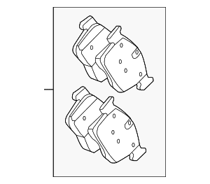 Front Pads - Land-Rover (LR134709) Front Pads - Land-Rover (LR134709)