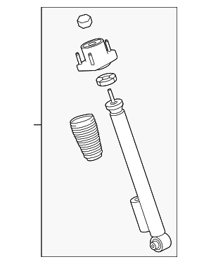 Shock Assembly - Land-Rover (LR147026) Shock Assembly - Land-Rover (LR147026)