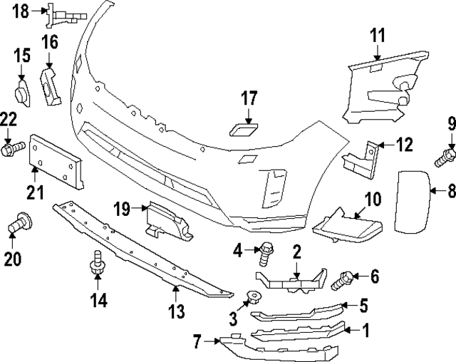 Cooling Duct Bracket - Land-Rover (LR135645) Cooling Duct Bracket - Land-Rover (LR135645)