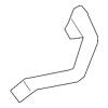 Radiator Coolant Hose - Land-Rover (LR136411)