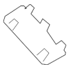 Roof Bezel - Land-Rover (LR150156)