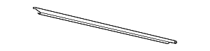 2007-2016 Volkswagen Eos - Belt Molding - Volkswagen (1Q0-853-955-E-1HH) 2007-2016 Volkswagen Eos - Belt Molding - Volkswagen (1Q0-853-955-E-1HH)