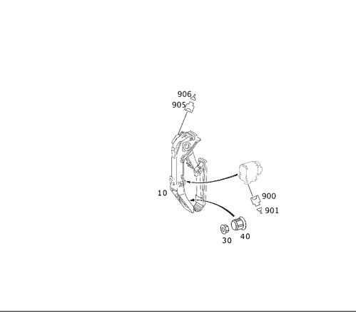 Accelerator Pedal - Mercedes-Benz (230-300-08-04)