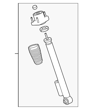 Suspension Shock Absorber - Land-Rover (LR105978) Suspension Shock Absorber - Land-Rover (LR105978)