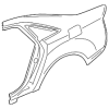 Quarter Panel - Audi (4E4-809-843)