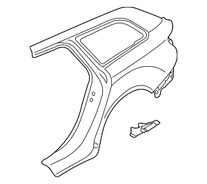 Quarter Panel - Audi (4F9-809-838)