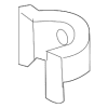 Tail Lamp Pocket Bracket - Land-Rover (LR061367)