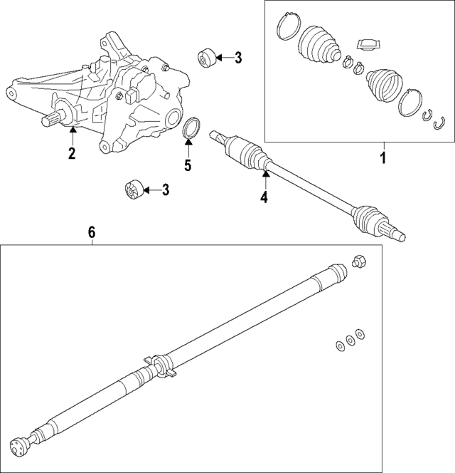 Drive Shaft - Land-Rover (LR188826) Drive Shaft - Land-Rover (LR188826)