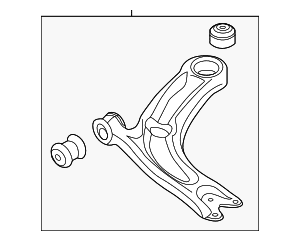 Lower Control Arm - Volkswagen (3Q0-407-151-AA) Lower Control Arm - Volkswagen (3Q0-407-151-AA)