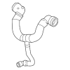 Upper Hose - Land-Rover (LR091643)