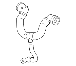 Upper Hose - Land-Rover (LR091643) Upper Hose - Land-Rover (LR091643)
