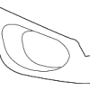 Fog Lamp Bezel - Mercedes-Benz (906-885-03-53-9678)