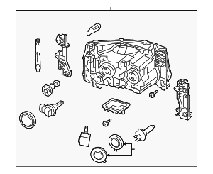 Headlamp Assembly - Land-Rover (LR029338)