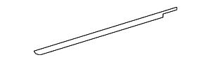 2018-2021 Volkswagen Belt Weather-Strip - Volkswagen (3CN-837-480-A)
